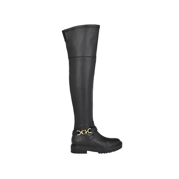 Guess Women's Jellio Over the Knee Boots - Black Size 5M - Picture 2 of 5